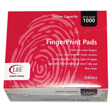 LEE Inkless Fingerprint Pad, 2.25" x 175", Black, 12/Pack (LEE03127) 1 Dozen