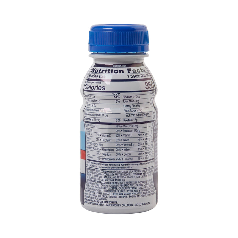 Ensure® Plus Nutrition Shake Oral Supplement Strawberry Flavor Liquid 8 oz. Bottle (649273_CS) 24/CS