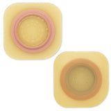 Pouchkins™ SoftFlex Ostomy Barrier Precut, Standard Wear Adhesive without Tape 1-3/4 Inch Floating Flange Green Code System Polymer / Copolymer Plastic 1-1/4 Inch Opening (569768_BX) 5/BX