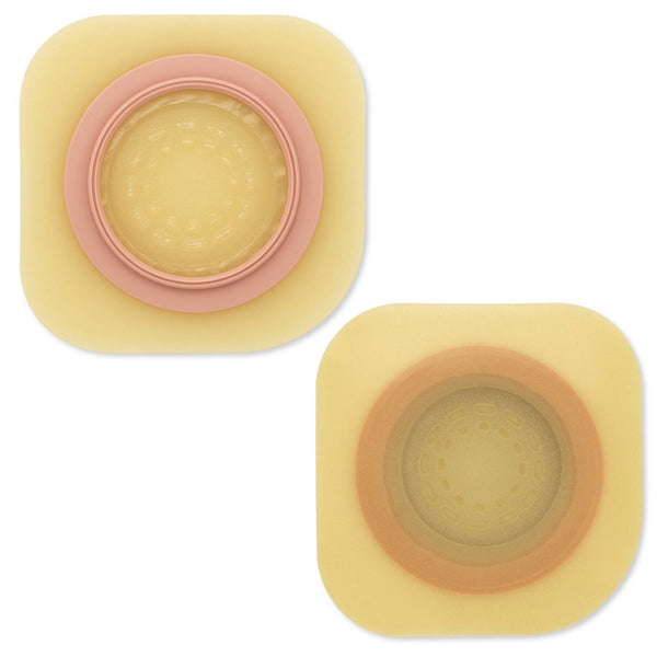Pouchkins™ SoftFlex Ostomy Barrier Precut, Standard Wear Adhesive without Tape 1-3/4 Inch Floating Flange Green Code System Polymer / Copolymer Plastic 1-1/4 Inch Opening (569768_BX) 5/BX