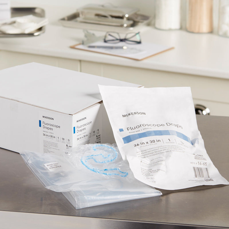McKesson Sterilization Wrap Blue 30 X 30 Inch Single Layer Cellulose Steam / EO Gas (1156132_BX) 1/BX