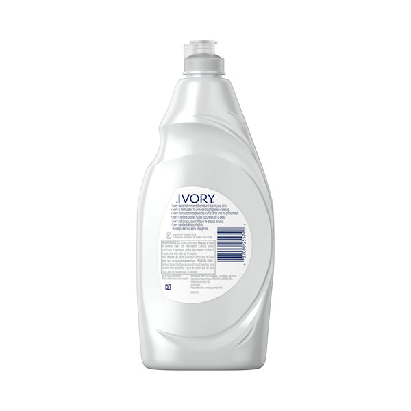 Ultra Ivory® Dish Detergent 24 oz. Squeeze Bottle Liquid Concentrate Classic Scent (830103_EA) 1/EA