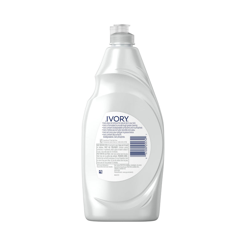 Ultra Ivory® Dish Detergent 24 oz. Squeeze Bottle Liquid Concentrate Classic Scent (830103_EA) 1/EA