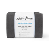 Arkwright Home® Host & Home Bath Towel 27x54 Dark Grey, 24/Case (BT-HH2754-DG-CS) Case of 24