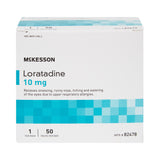 McKesson Allergy Relief 10 mg Strength Tablet 1 per Packet (1111728_BX) 50/BX