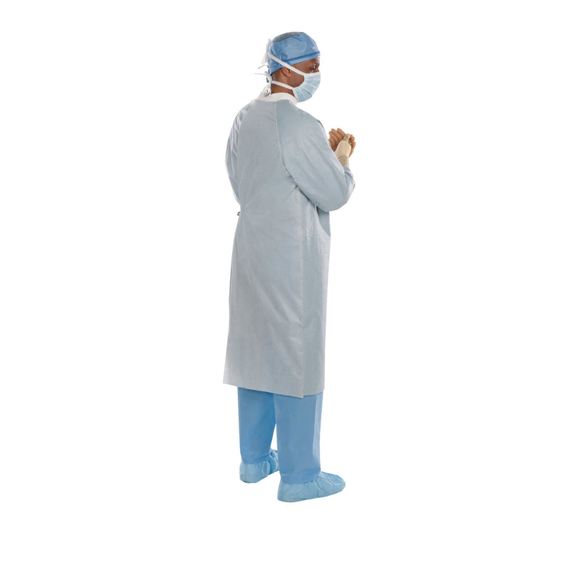 Aero Chrome Surgical Gown with Towel X-Large / X-Long Silver Sterile AAMI Level 4 Disposable (1059362_CS) 30/CS