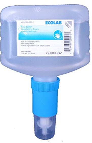 Quik-Care™ Hand Sanitizer 750 mL Ethyl Alcohol Foaming Dispenser Refill Bottle (871497_EA) 1/EA