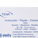 TENA® Extra Bariatric Disposable Underpad 36 X 36 Inch Polymer Light Absorbency (765337_CS) 100/CS