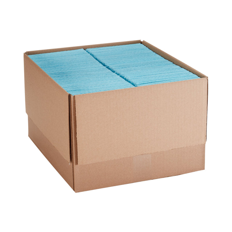 McKesson Procedure Towel 13 W X 18 L Inch Blue NonSterile (201068_CS) 500/CS