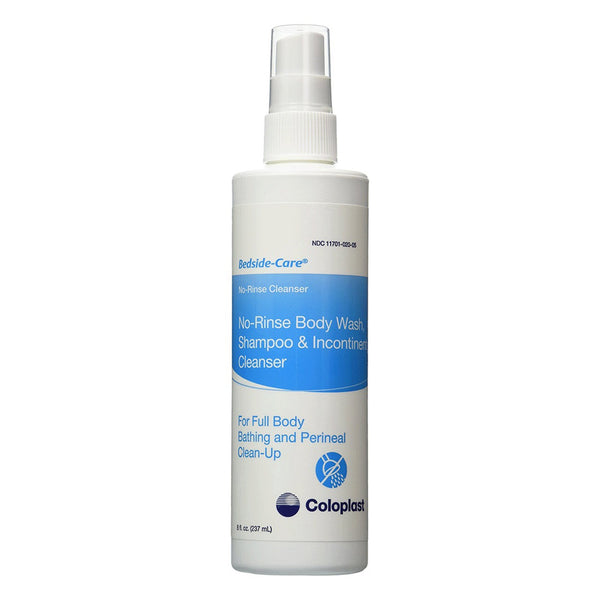 Bedside-Care® Rinse-Free Shampoo and Body Wash 8.1 oz. Spray Bottle Unscented (1077570_CS) 12/CS