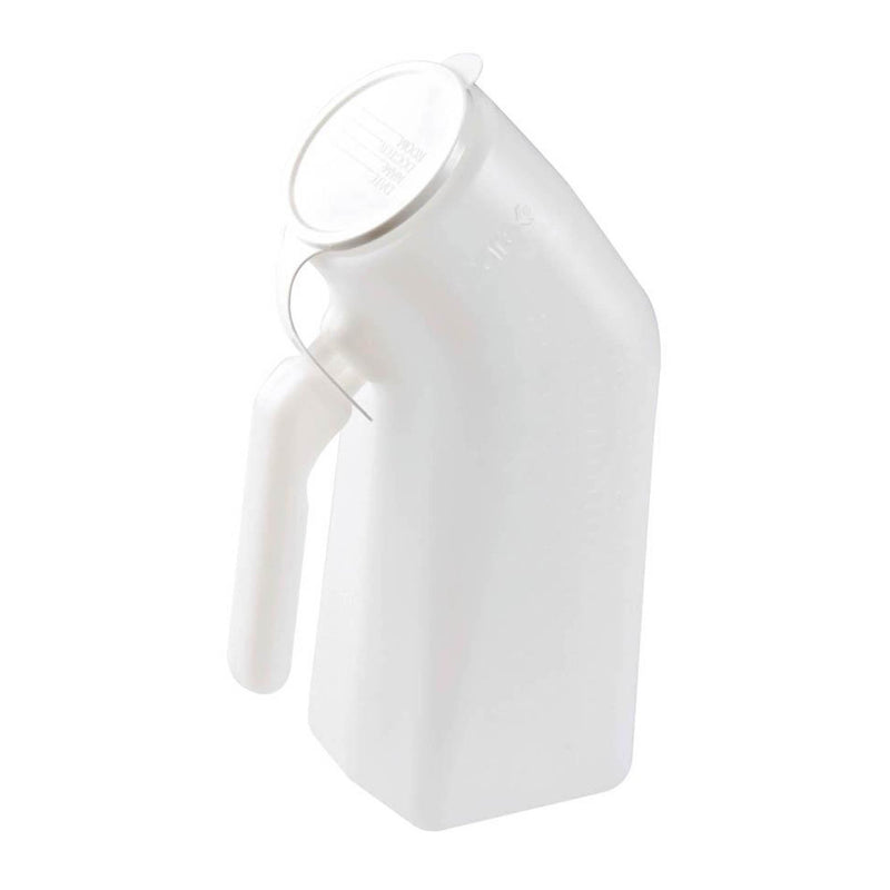 Carex® Male Urinal 32 oz. / 946 mL With Closure Single Patient Use (421043_CS) 6/CS