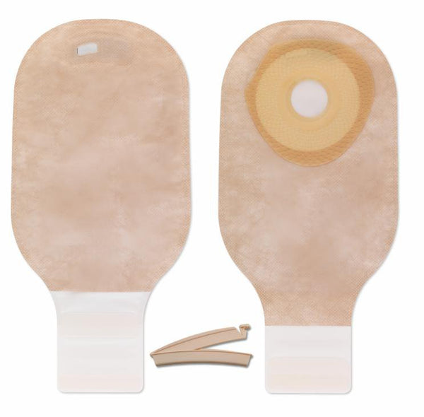 Premier™ Colostomy Pouch One-Piece System 12 Inch Length 1-9/16 Inch Stoma Drainable (495247_BX) 10/BX