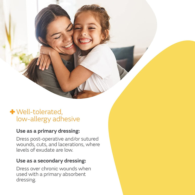 COVRSITE Plus Composite Dressing 6 X 6 Inch Square NonSterile Film Backing (407733_BX) 10/BX