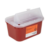 McKesson Sharps Container Red Base 5 H X 10 W X 7 D Inch Horizontal Entry 1 Gallon (586905_CS) 24/CS