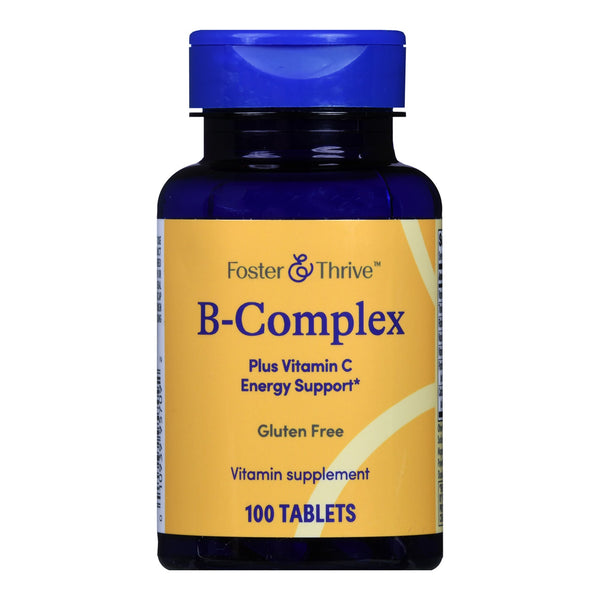 Foster & Thrive™ Multivitamin Supplement Vitamin B / Ascorbic Acid Tablet 100 per Bottle (1238901_BT) 1/BT