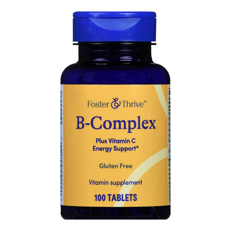 Foster & Thrive™ Multivitamin Supplement Vitamin B / Ascorbic Acid Tablet 100 per Bottle (1238901_BT) 1/BT