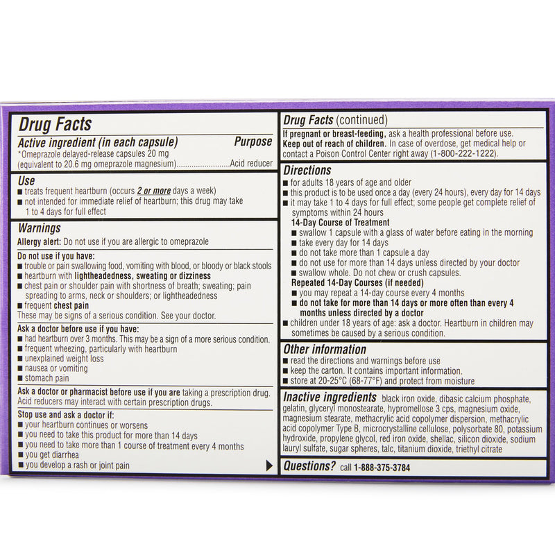 Geri-Care® Antacid 20.6 mg Strength Delayed-Release Capsule 42 per Box (705864_CS) 1008/CS