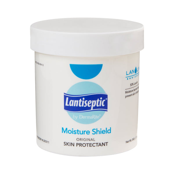 Lantiseptic® Moisture Shield Skin Protectant 12 oz. Jar Lanolin Scent Ointment (306337_CS) 12/CS