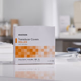 McKesson Ultrasound Probe Cover 1-2/5 X 7-1/2 Inch Latex NonSterile Rolled (1087740_BX) 100/BX