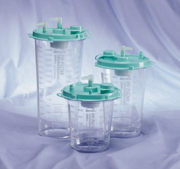 Hi-Flow™ Rigid Suction Canister 2000 mL Pour Lid (161357_EA) 1/EA