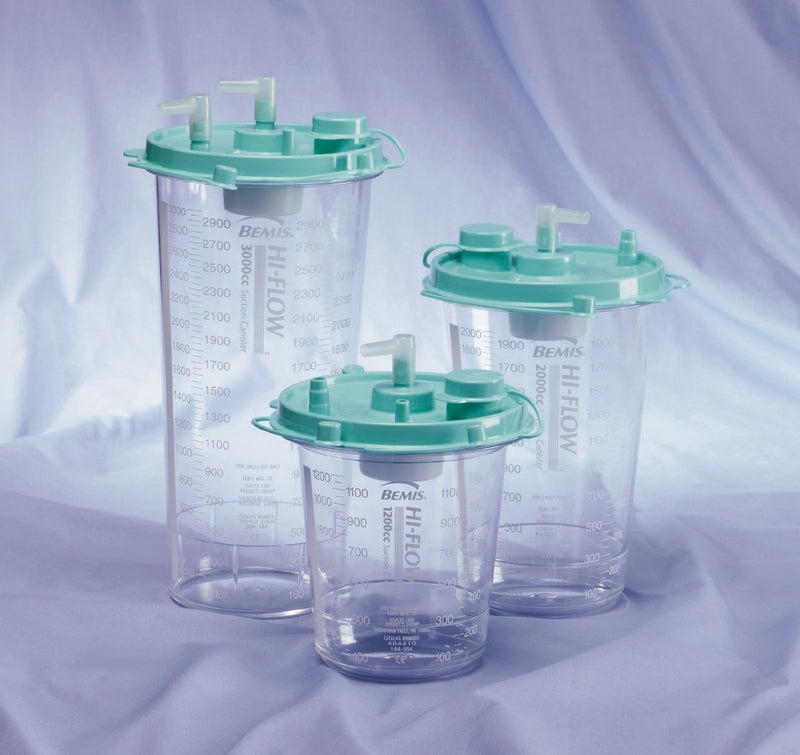 Hi-Flow™ Rigid Suction Canister 2000 mL Pour Lid (161357_EA) 1/EA