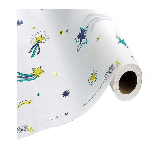 Stars of Hope® Table Paper 21 Inch Width 125 Foot Length Print (Stars) Crepe (496862_CS) 12/CS