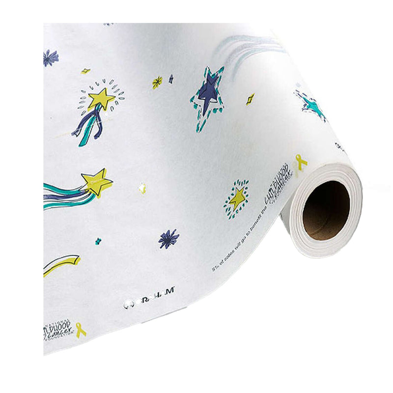 Stars of Hope® Table Paper 21 Inch Width 125 Foot Length Print (Stars) Crepe (496862_CS) 12/CS