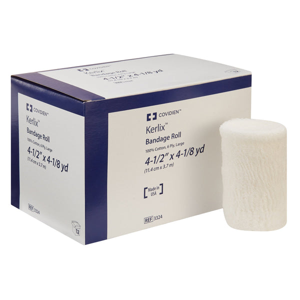 Kerlix™ Fluff Bandage Roll 4-1/2 Inch X 4-1/10 Yard 6-Ply NonSterile 12 per Pack (10057_EA) 1/EA