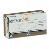 NitriDerm® COATS® Exam Glove Small NonSterile Nitrile Standard Cuff Length Fully Textured White Chemo Tested (880525_CS) 2000/CS