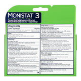 MONISTAT® 3-Day Treatment Combination Pack Ovule® Vaginal Antifungal 200 mg / 2% Strength Ovule® insert 3 Per Box Applicator (1231448_BX) 3/BX