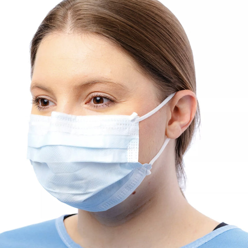 Cardinal Health™ Procedure Mask ASTM Level 1 Earloops One Size Fits Most (1205864_CS) 500/CS