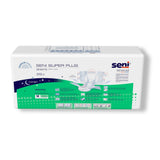 Seni® Super Plus Unisex Adult Incontinence Brief Medium Disposable Heavy Absorbency (1163863_CS) 75/CS