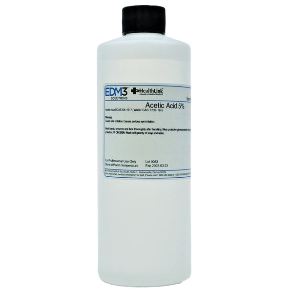 EDM 3 LLC Chemistry Reagent Acetic Acid ACS Grade 5% 16 oz. (439352_EA) 1/EA