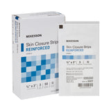 McKesson Skin Closure Strip 1/4 X 3 Inch Nonwoven Material Reinforced Strip White (876306_BX) 50/BX