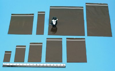 Health Care Logistics Reclosable UV Protection Bag 6 X 8 Inch Plastic Amber Zipper Closure (689973_PK) 100/PK
