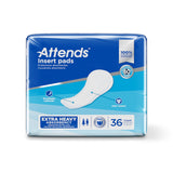 Attends® Insert Pad Incontinence Liner 16-1/2 Inch Length Heavy Absorbency Polymer Core One Size Fits Most (1186543_CS) 144/CS