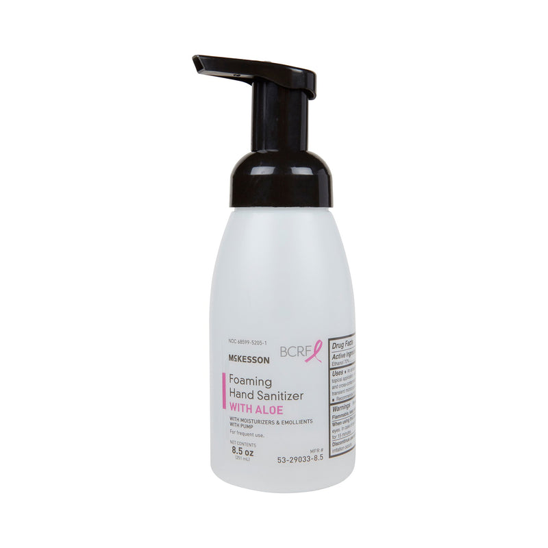 McKesson Hand Sanitizer with Aloe 8.5 oz. Ethyl Alcohol Foaming Pump Bottle (937917_EA) 1/EA