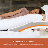 MedCline® Reflux Relief Positioner System 22 W X 50 L X 6 H Inch Foam / Gel Freestanding (1217713_EA) 1/EA
