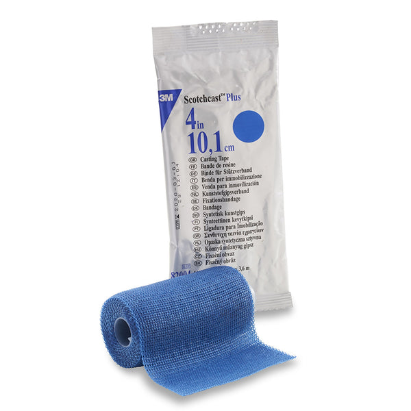 3M™ Scotchcast™ Plus Cast Tape 4 Inch X 12 Foot Fiberglass / Resin Blue (175350_BX) 10/BX