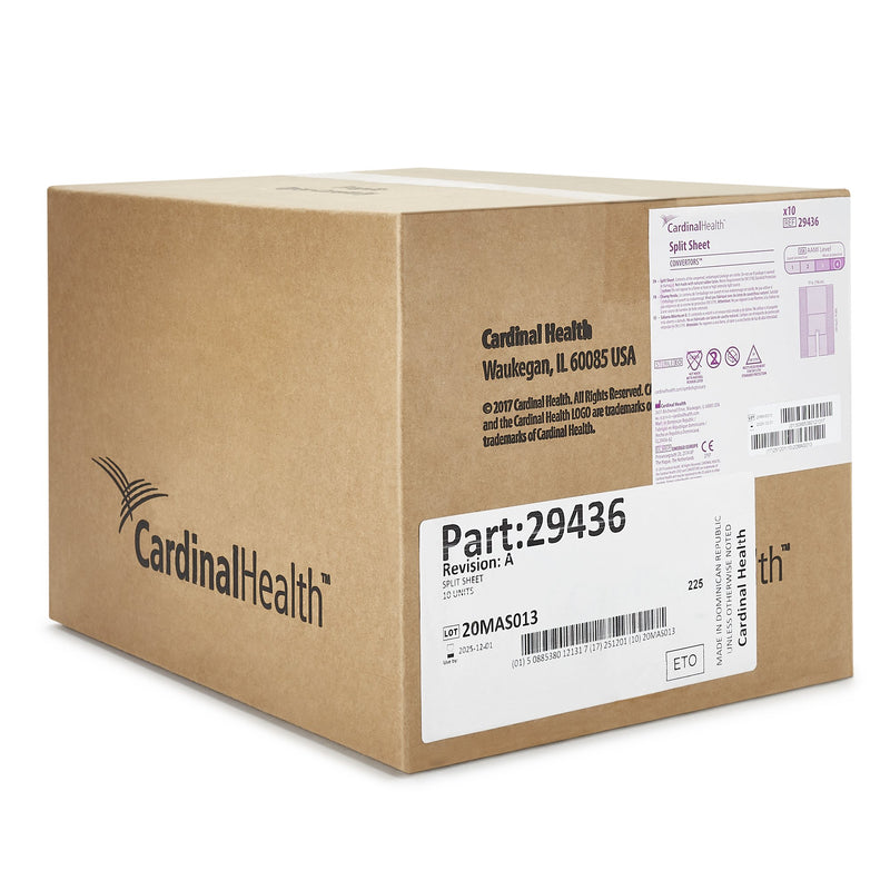 Cardinal Health Orthopedic Drape Split Sheet Drape 77 W X 108 L Inch Sterile (277923_EA) 1/EA