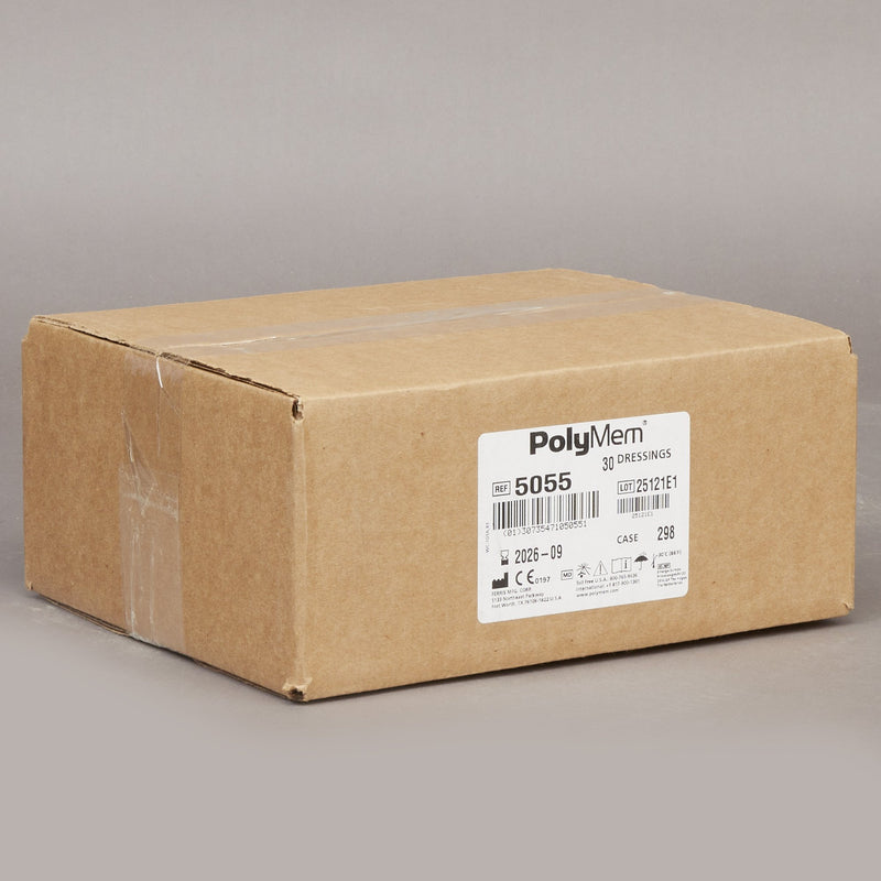 PolyMem® Foam Dressing 5 X 5 Inch Without Border Film Backing Nonadhesive Square Sterile (258751_EA) 1/EA