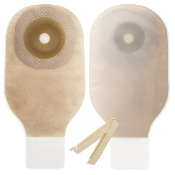 Premier™ Flextend™ Colostomy Pouch One-Piece System 12 Inch Length 1-1/4 Inch Stoma Drainable (304214_BX) 10/BX