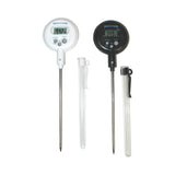Marathon Digital Laboratory Thermometer Fahrenheit / Celsius 14° to 392°F (-10° to +200°C) Stainless Steel Probe Free-standing Battery Operated (725062_EA) 1/EA