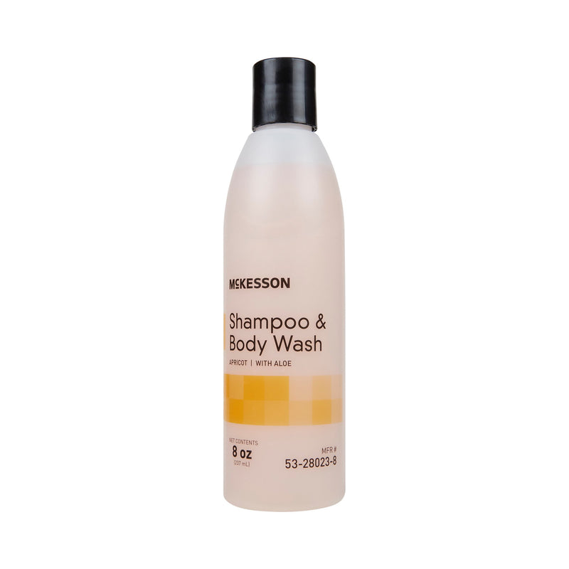 McKesson Shampoo and Body Wash 8 oz. Flip Top Bottle Apricot Scent (877031_EA) 1/EA