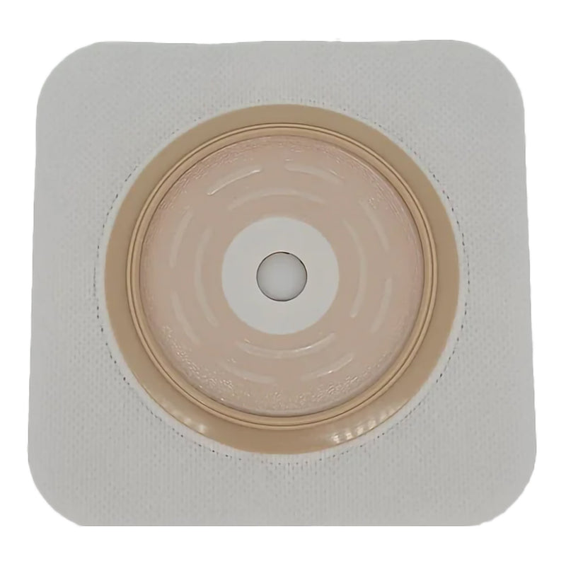 Safe N Simple Ostomy Barrier Trim to Fit, Standard Wear Adhesive Tape Collar 70 mm Flange Up to 2-1/4 Inch Opening 5 X 5 Inch (1244000_CS) 40/CS