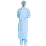 ULTRA Non-Reinforced Surgical Gown with Towel Small Blue Sterile AAMI Level 3 Disposable (237371_CS) 34/CS