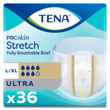 TENA ProSkin Stretch™ Ultra Unisex Adult Incontinence Brief Large / X-Large Disposable Heavy Absorbency (871836_CS) 72/CS