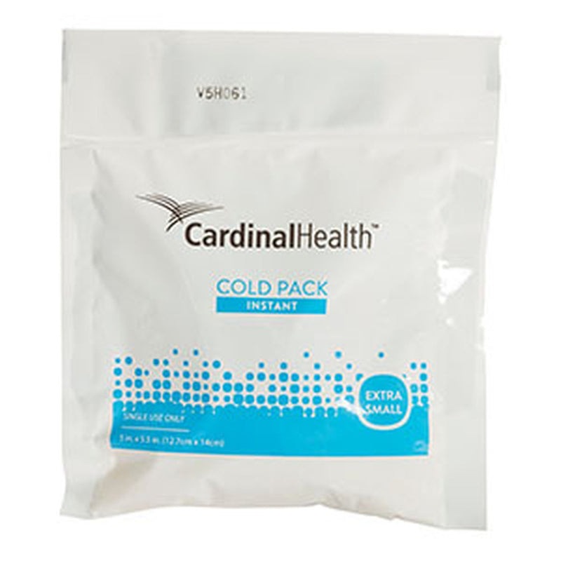 Cardinal Health™ Instant Cold Pack General Purpose X-Small 5 X 5-1/2 Inch Plastic / Ammonium Nitrate / Water Disposable (775046_EA) 1/EA