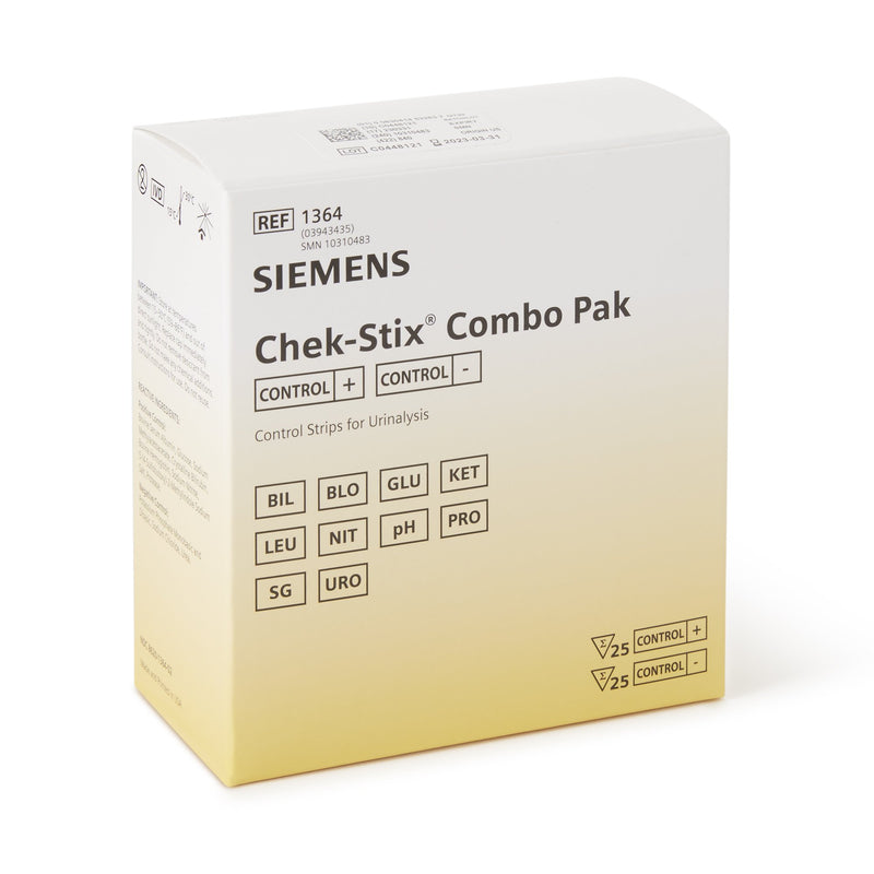 Chek-Stix® Multi-Analyte Control Set Urinalysis Positive Level / Negative Level 50 per Bottle (278920_CS) 6/CS