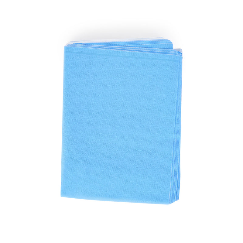 QUICK CHECK* H600 Sterilization Wrap White / Blue 45 X 45 Inch Dual Layer SMS Polypropylene Steam / EO Gas / Hydrogen Peroxide (810876_PK) 24/PK
